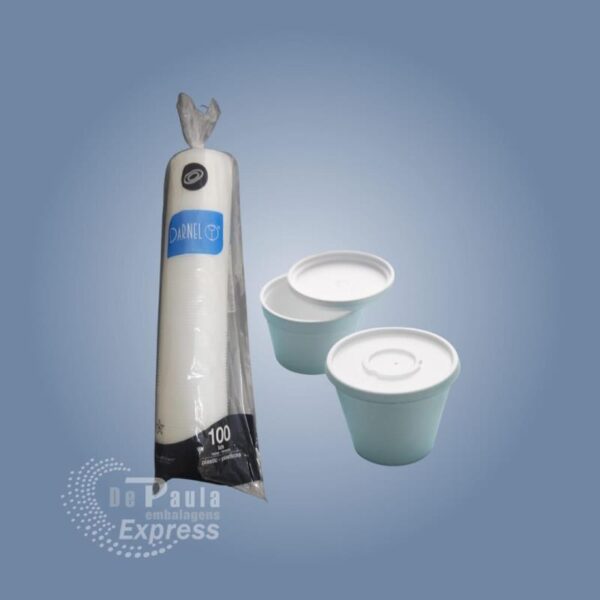 TAMPA POTE (ISOPOR) 237ML C/20