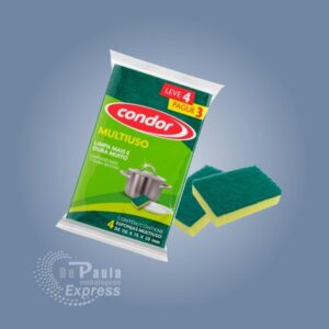 ESPONJA MULTIUSO CONDOR PCT C/4 UND