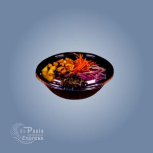 POTE BOWL (JFPACK) (PRETA/TR) 500ML CX C/100