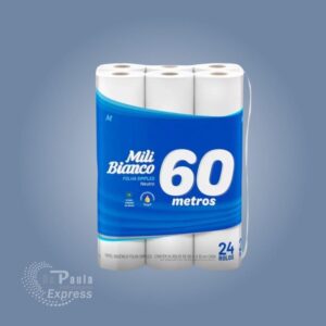 PAPEL HIG 60M F.SIMPLES (MILI) C/24