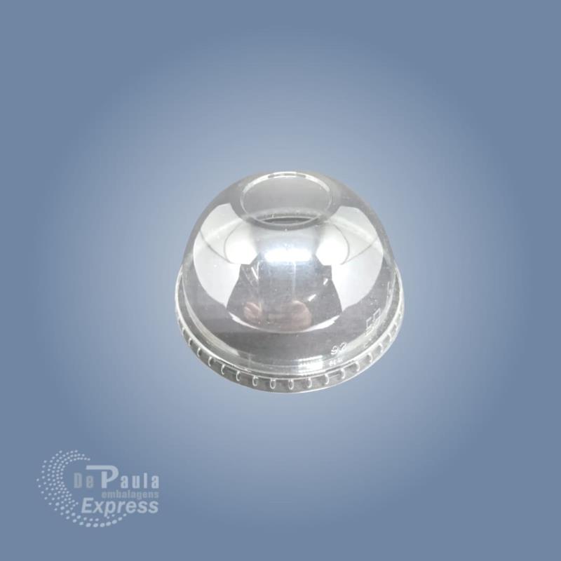 TAMPA PLAST (COPAZA) BOWL 440/550ML C/FURO C/25