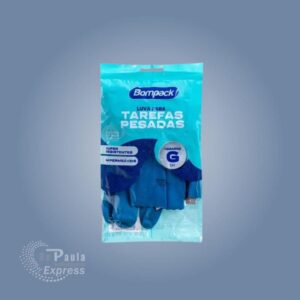 LUVA LIMPEZA (AZUL) TAM (G)